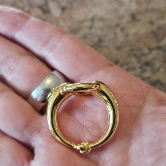 Hermes Stirrup Motif Scarf ring - Picture 3 of 8